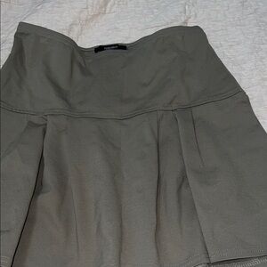 Forever 21 Khaki A-Line Skirt